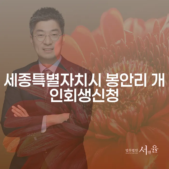 세종특별자치시 봉안리 개인회생신청, 어떻게 시작해야 할까요?