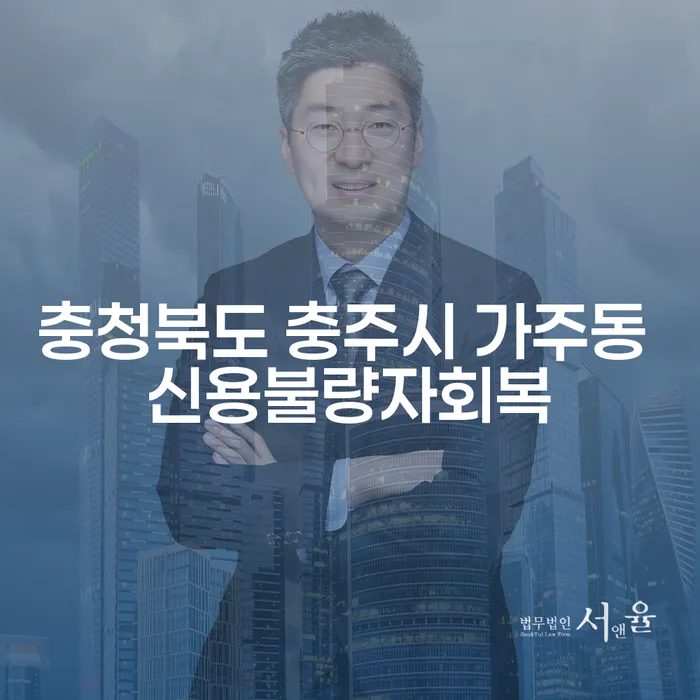 충청북도 충주시 가주동 신용불량자회복, 어떻게 시작해야 할까요?