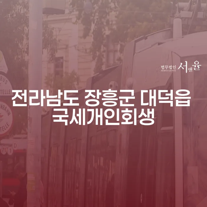 전라남도 장흥군 대덕읍 국세개인회생: 채무 문제 해결의 시작