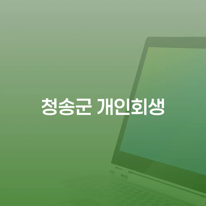 청송군 개인회생과 부산개인회생파산, 나에게 맞는 선택은?